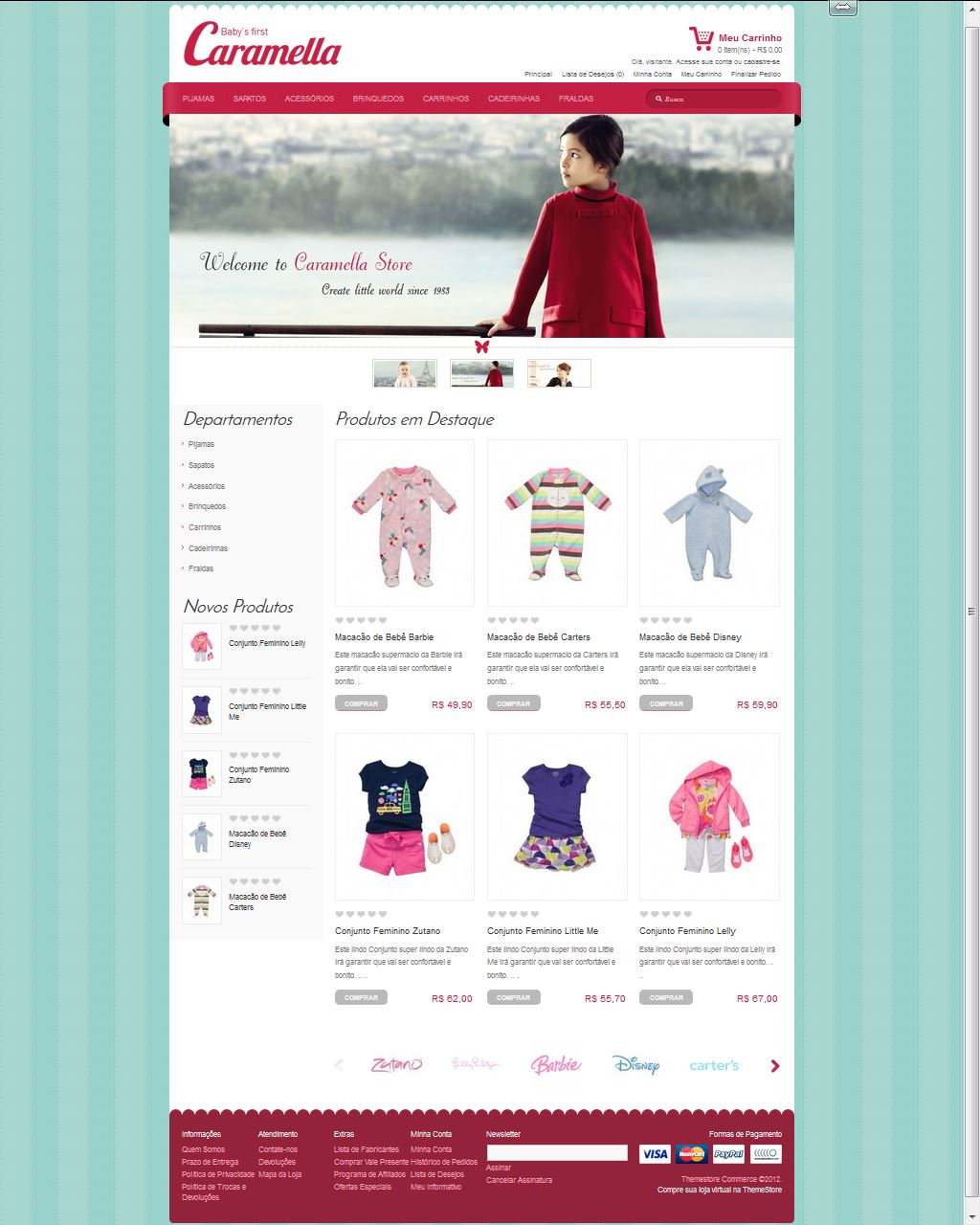 Loja Virtual Opencart Caramella
