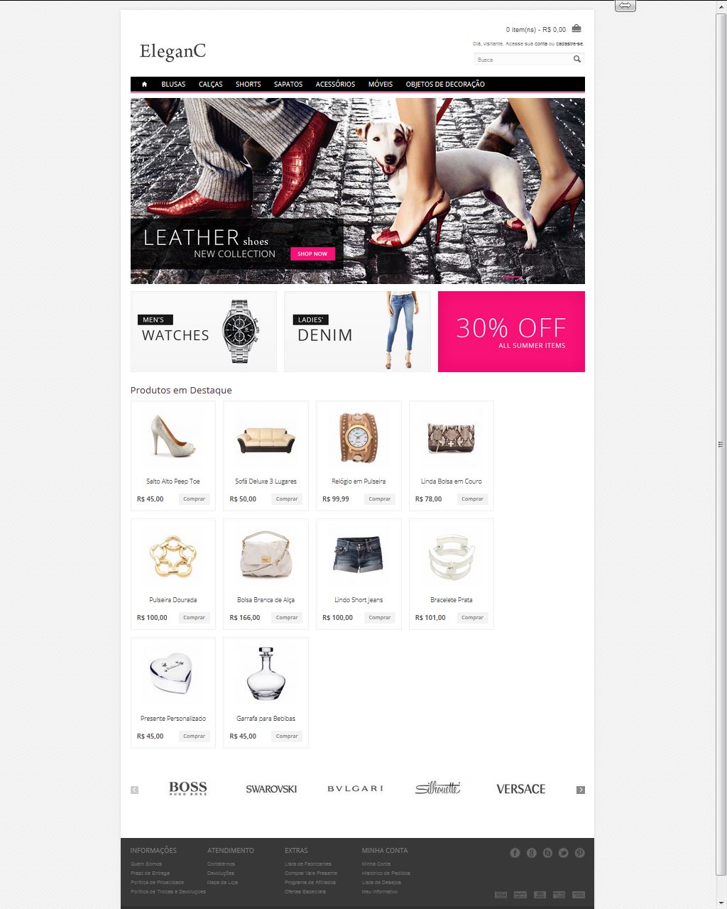 Loja Virtual Opencart EleganC