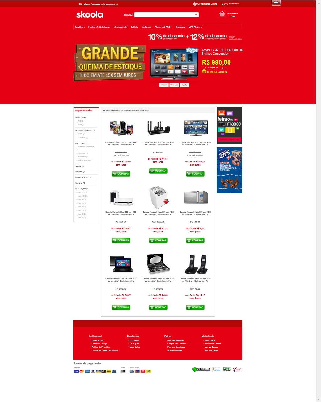 Loja Virtual Opencart Skoola